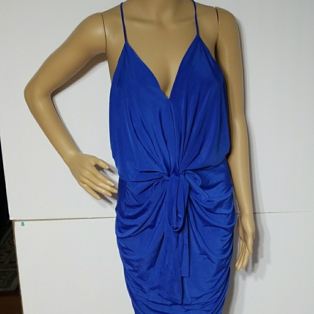 Beautiful blue sleeveless dress